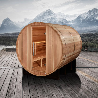 6 Person Barrel Traditional Sauna